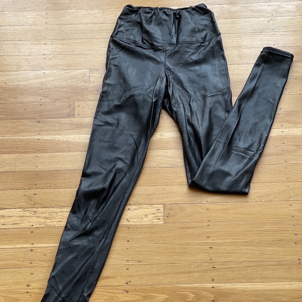 Aritzia Wilfred | Blk Vegan Leather Leggings | XXS